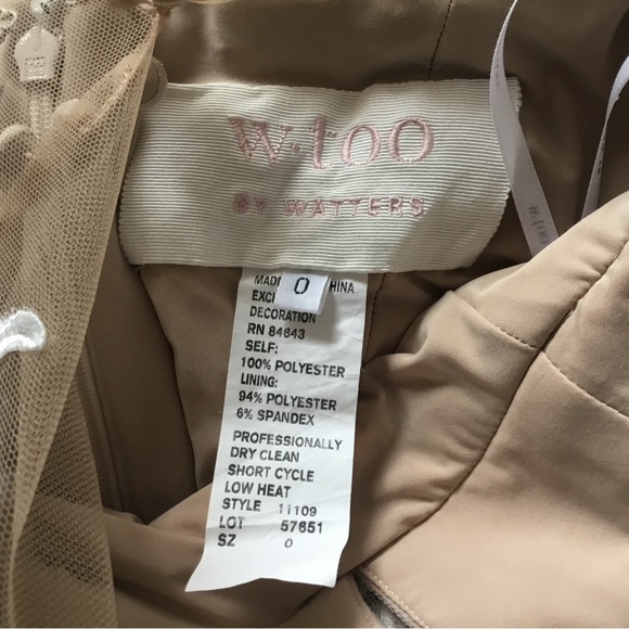 Wedding Dress ‘Viola’ by Designer Watters, Size 0 - Picture 8 of 16